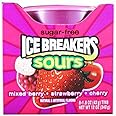 Ice Breakers Sours Mix Berry/Strawberry/Cherry Cans, 8 Count (MINTS - Misc.)