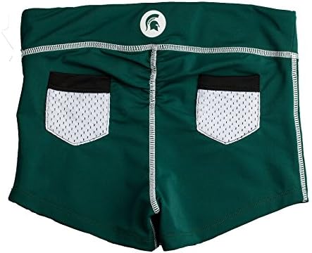 Michigan State University Spartans Patch Pocket Short, Green XL