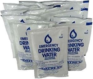 Datrex DX1000W-2 Emergency Survival Water Pouchs (128 Pack)