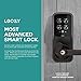 Lockly Keyless Entry Latch Door Bluetooth Smart Lock (PGD628) | LED Touchscreen Panel | Discrete Secure PIN Code | iOS Android Compatible | Auto Lock | Battery Backu