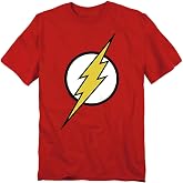 Popfunk The Flash Lightning Bolt Logo T Shirt Red