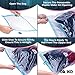 10 Large Space Saving Rolling Compression Bags for Travel and Storage - No Vacuum Pump Needed. Roll Up Space Saver Bag Set for Clothes and Blankets. Best For Flights, Packing Cubes & Drawer Organizers