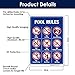 Pool Rules, No Diving No Pushing No Running No Peeing in Pool 10x14 Inches, Rust Free .040 Aluminum, Fade Resistant, Made in USA