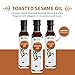 Chosen Foods Toasted Sesame Oil 8.4 oz., Non-GMO, for Salads, Dressings, Marinades, Asian Cooking and Recipes