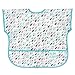Bumkins Junior Bib / Short Sleeve Toddler Bib / Smock 1-3 Years, Waterproof, Washable, Stain and Odor Resistant – Raindrops