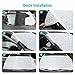 Tsumbay Car Windshield Sun Shade Blocks UV Rays Sun Visor Protector,Sun Cover for Car, 4 Layers of Protection Sunshade, Anti-Sunburn/Anti-Wind/Anti-Fog Large Sunshade Windshield Cover Fits Most Cars