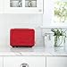 BELLA 14093 LINEA 2 Slice Toaster with Extra Wide Slot, Color Red