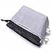 iN. Purse Organizer Insert with zipper, Nylon fabric Storage Bag with handles, for womens Handbags & Tote bags, neverfull, lightweight small sized Black