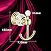 AUSWIND Antique Gold Mental Clothes Hook Crystal Wall Mounted Bathroom Accessory XH