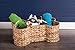 Bone Dry Pet Storage Collection, Bone Shape Hyacinth Toy Basket, Natural, Medium