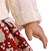 WensLTD Clearance! Cute Sweater Outfit Reindeer Snowman Sweater & Cap For 18 inch American Girl Doll (Red)