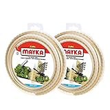 Mayka Toy Block Tape - 2 Stud - Sand - 6 Feet - 2 Pack (Compatible with Lego)