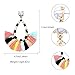 9 Pairs Colorful Vintage Tassel Earrings Bohemian Statement Earrings Water Drop Boho Earrings for Women Hypoallergenic