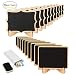 KAKOO Mini Chalkboard 20 Pcs Blackboard with Stand for Party Wedding Table Number Message Board Signs. (20 pcs Mini chalkboards) primary