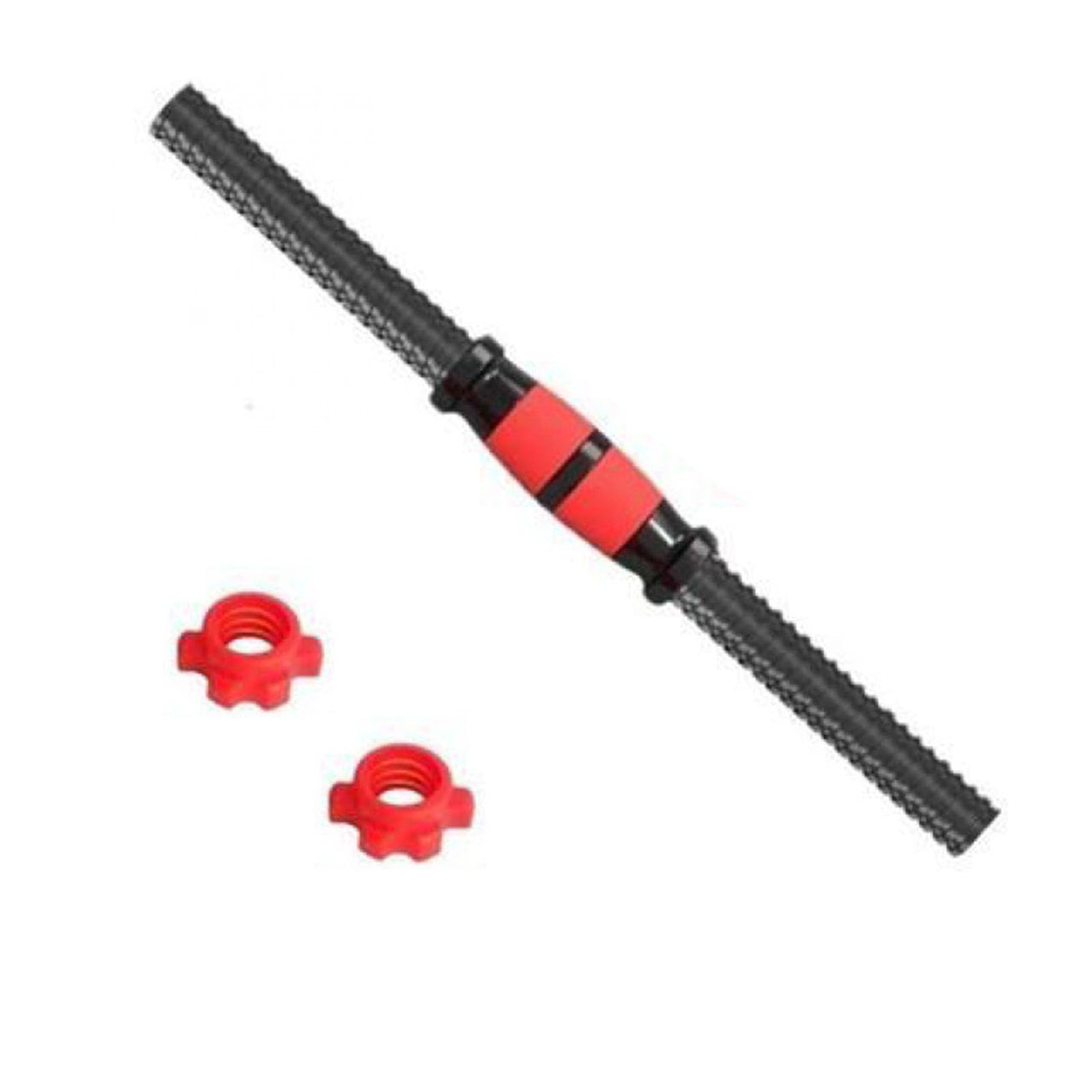 VGEBY 35CM Dumbbell Connecting Rod, 2 Barbell Screw Collars Universal for Home Gym Strength Training