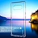 Galaxy Note 8 Case,Clear Slim Hybrid Cute Armor Hard Back Defender Flexible Tpu Bumper Non Slip Non Bulky Full Body Shockproof Protective Case Cover for Samsung Galaxy Note 8, Crystal