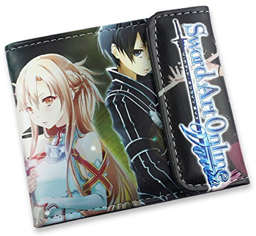 YOYOSHome® Sword Art Online Anime Kirigaya Kazuto Kirito Cosplay Purse Wallet Clip
