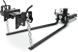 DOLLATE Weight Distribution Hitch, Heavy Duty Towing Weight Distributing Hitches, Travel Trailer Sway Control Hitch Bar Kit, 2-In Shank 2-5/16-In Ball, Anti Sway Spring Bars For Camper RV, Max Towing 12000lbs