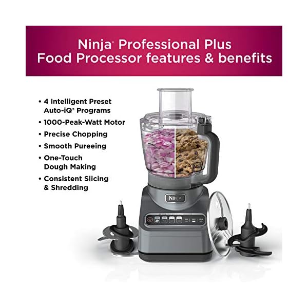 Ninja BN601 Professional Plus Food Processor, 1000 Peak Watts, 4