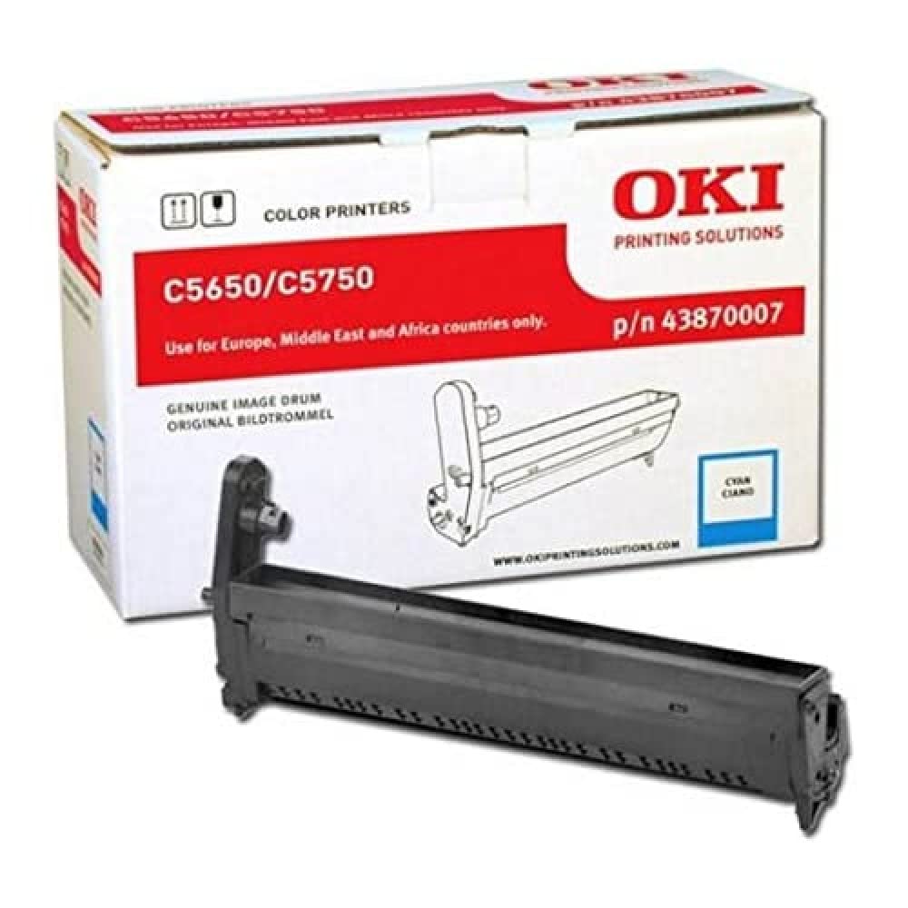 OKI C5650 Image Drum Yield 20000 Pages - Cyan