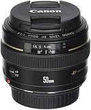 Canon EF 50mm f/1.4 USM Standard & Medium Telephoto Lens for Canon SLR Cameras - Fixed
