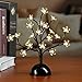 LIGHTSHARE 12Inch 20LED Cherry Blossom Bonsai Light,Warm Light,Battery Powered for Home Decoration, Night Light