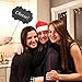Large Photo Booth Props, BizoeRade Fun & Cute DIY Party Props, Black Chalkboard Message Signs, Longer Sticks & Bigger Size, For Weddings, Birthday, Bachelorette, Graduation Parties & More – 11Pcs