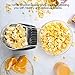 Hot Air Popcorn Popper, Aicok 1200W Popcorn Maker with Measuring Cup, Removable Lid, No Oil Needed, FDA and ETL Approved, Black