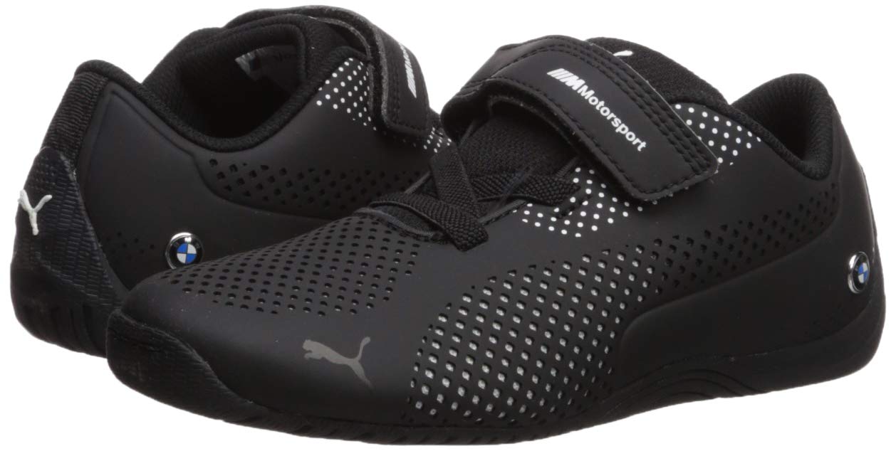 PUMA BMW MS Drift Cat 5 Ultra Sneaker, AnthraciteWhite, 6 M US Big Kid
