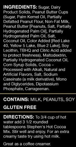 Stephen’s Gourmet Hot Cocoa, Peanut Butter Cup, 16 OZ (Pack of 1)