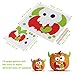 Unomor Halloween Pumpkin Decorating Craft Kit Stickers – Makes 24 Pumpkins (12 Designs with 2 Sizes & 30 Wood Sticks) Halloween Party Supplies Trick or Treat Party Favors
