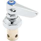 T&amp;S Brass 002713-40 Spindle Assembly for Eterna Valve Replacement. Cold Side Handle Stem Assembly Replacement Fits all T&amp;S Faucets. , Blue