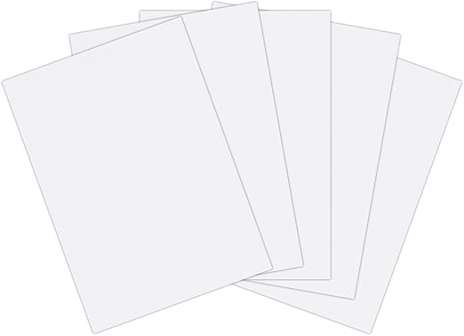A5 (148mm x 210mm) 120gsm 150mic Craft Creations Economy White Paper