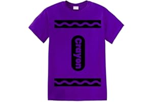 GREENMILL APPAREL Crayon Tshirt Halloween Costume for Men Women Adult Size | Funny Cool Shirt idea | Graphic tee