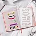 Journal Stencil Set Plastic Planner Stencils 12 Pieces New Design Sheets DIY Journal Accessories for Travel Journal Work Schedule Scrapbook Notebook and Christmas Gift Card, Sirensky