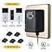 ODELENWA 24V Doorbell Transformer, Power Adapter Compatible with Smart Video Doorbells, UL Certified 1.8+3M Cable Power Supply, Black