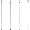 Kilofly Set Da 4 Centrini Uncinetto In Cotone Per Tavolo – Eleganti E Misti, Bianco Medaglione