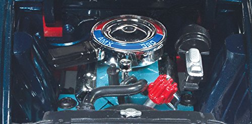 1968 AMC AMX Hardtop Blazer Blue "Class of 68" 50th Anniversary 1/18 and 1/64 2 Cars Set Limited Edition to 1002 pieces Worldwide Diecast Model Cars by Autoworld AMM1124 - Thumbnail 5