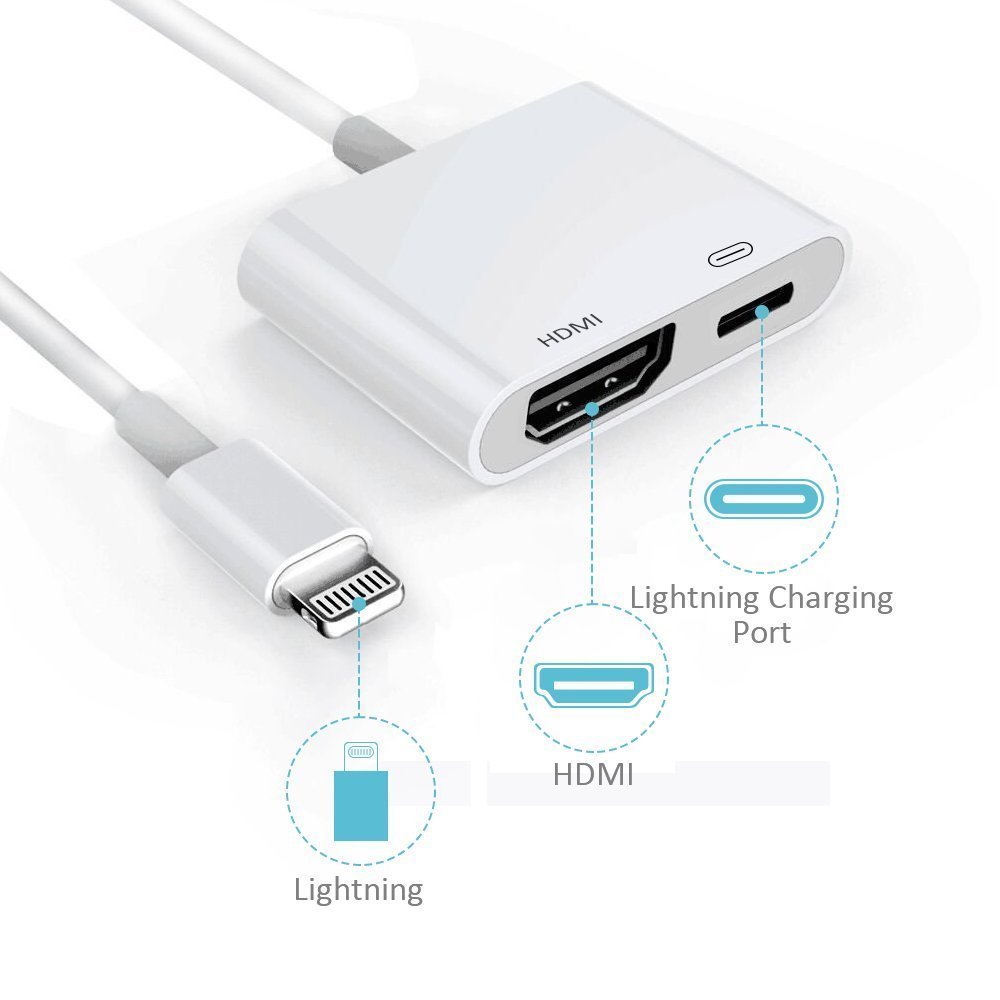 tv for iphone 8 adapter 8 Digital iPad Adapter Apple eBay Plus to Lightning 7 iPhone AV For Cable X TV  6 HDMI