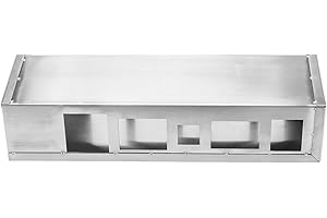 Hisencn Premium Stainless Steel Heat Manifold Kit for Masterbuilt Gravity 560, Heavy Duty, Rustproof Replacement Part Number 9904190038, Fits MB20040220 MB20041020, Outlasts Standard Steel Models