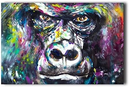Poster Hmbrothers Stylish Art Print Gorilla Pattern Print Wall Decorative Wall Poster 20-Inch By 30-Inch