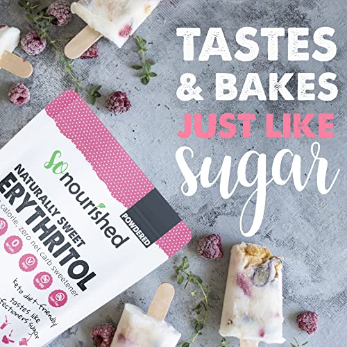 Powdered Erythritol Sweetener 11 Sugar Substitute, Keto 0 Calorie