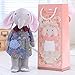 Me Too Stuffed Elephant Dolls Navy Floral Dress 12'' + Gift Bag …