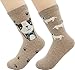 Lovful 2 Pairs Women's Animal Pattern Casual Cotton Socks