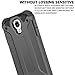 Galaxy S4 Case,Wollony Rugged Hybrid Dual Layer Hard Shell Armor Protective Back Case Shockproof Cover for Samsung Galaxy S4 Case - Slim Fit - Heavy Duty - Impact Resistant Bumper(Grey)