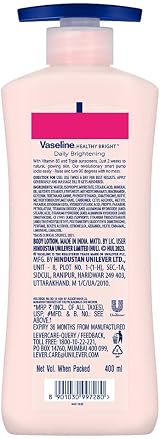 Vaseline Healthy Bright Daily Moisturizer 400ml Vitamin B3 Dry Skin Radiant view 2