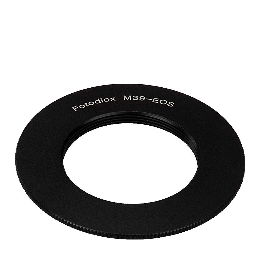 Fotodiox Adaptador de montura de lente compatible con lentes SLR con montura de tornillo M39/L39 a cuerpo de cámara Canon EOS (EF, EF-S) D/SLR - con chip de confirmación de enfoque Gen10