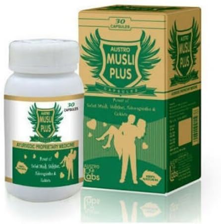 Musli Plus For Men (Pack of 30) Power and Stamina (Herbal)