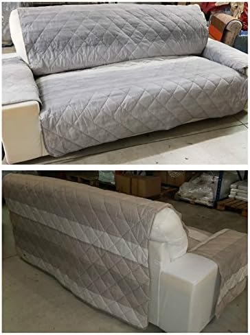 Offre Protege Canape Couverture Pour Canape 3 Places Mesure Cm 170 180 De Accoudoir A Accoudoir Riga Gris Produit Fabrique En Italie Amazon Fr Cuisine Maison