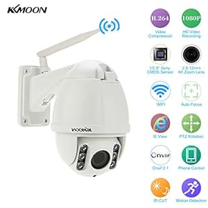 Amazon.com : KKmoon 4" H.264 HD 1080P 2.8-12mm Auto-focus